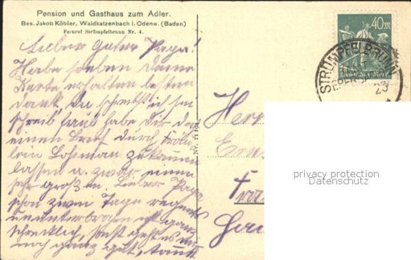 Waldkatzenbach Gasthaus zum Adler – Bild 2
