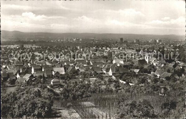 Weil am Rhein Gesamtansicht Dreilaendereck