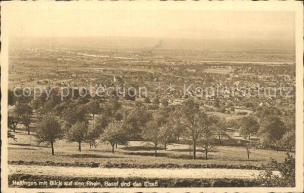Haltingen Rhein Basel Elsass