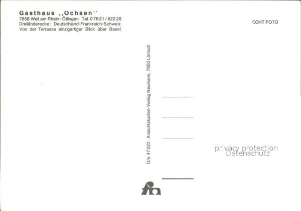 oetlingen Weil Rhein Gasthaus Ochsen – Bild 2