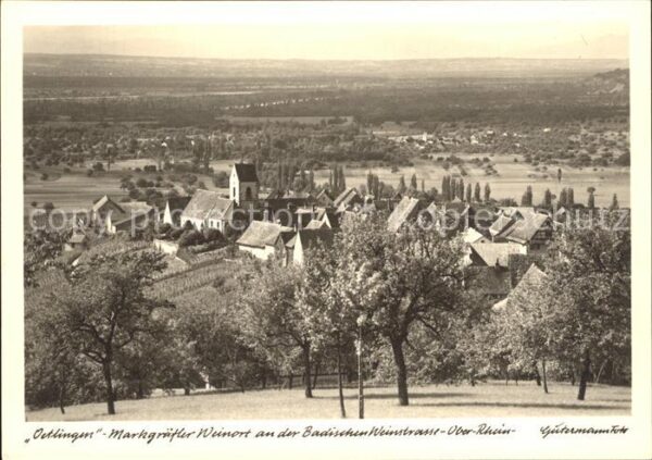 oetlingen Weil Rhein Dorfansicht