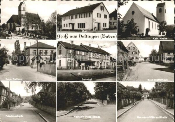 Haltingen Bahnhof Friedensstrasse Rathaus