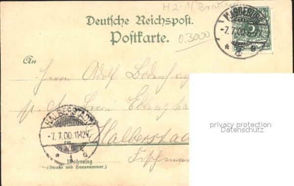 Magdeburg Kaiser Wilhelms- Platz Schultheiss – Bild 2