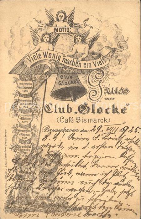 Bremerhaven Club Glocke Cafe Bismarck Engel