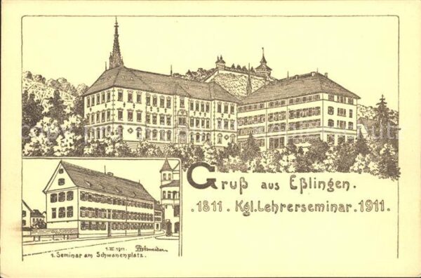 Esslingen Neckar Koenigliches Lehrerseminar