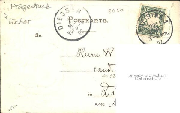Freising Oberbayern Stadtansicht Wappen – Bild 2