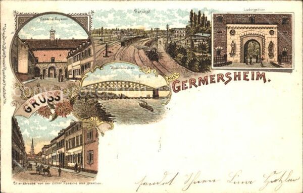 Germersheim Bahnhof Kaserne Seyssel Ludwigstor