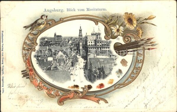 Augsburg Blick vom Moritzturm