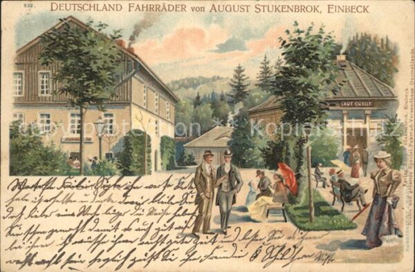 Einbeck Niedersachsen Deutschland Fahrraeder von August Stukenbrok