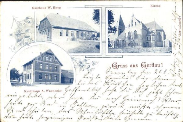 Gerdau Kirche Gasthaus Knop Kaufmann Waenecke