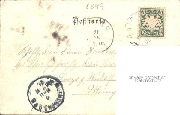 Malching Niederbayern Oberer Hofmarkt Kirche Gasthaus zur Post – Bild 2