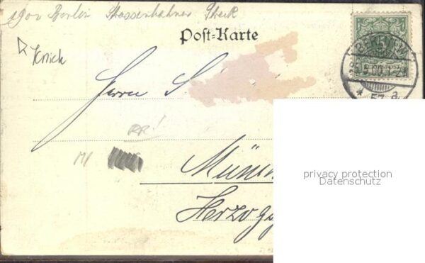 Berlin Das Rosentaler Tor waehend des Streiks im Mai 1900 – Bild 2