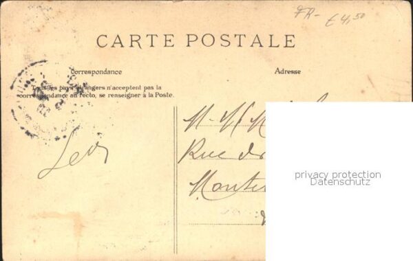 Frankreich WK1 7 Artillerie a Pied  fussartillerie – Bild 2