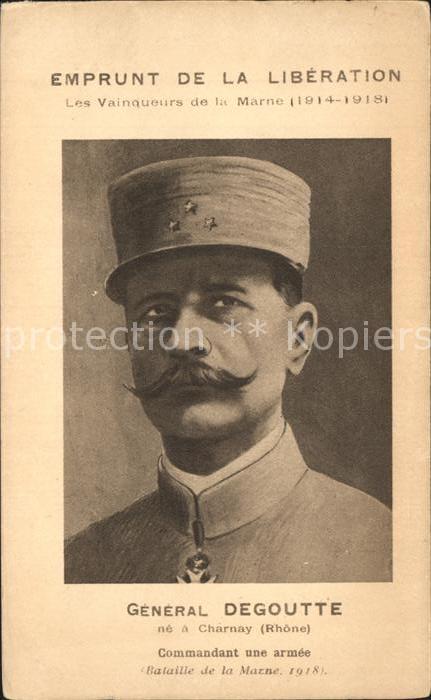Frankreich WK1 General Degoutte