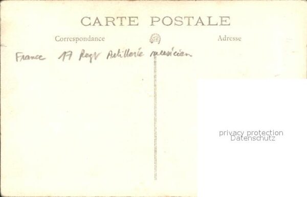 Frankreich WK1 Artillerie Regiment 17 Musikant – Bild 2