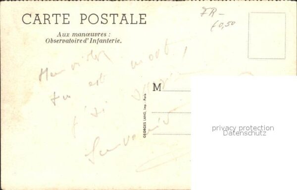 Frankreich WK1 Periskop Feldstecher Observatoire d Infanterie – Bild 2