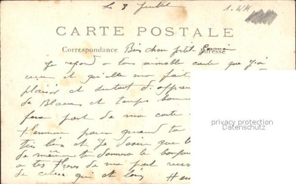 Frankreich WK1 La Grande Guerre  Entree d une tranchee en Argonne – Bild 2