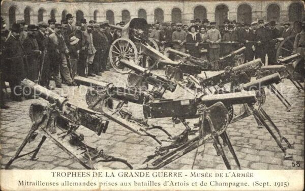Frankreich WK1 Trophees de la grande Guerre Musee de l'Armee Mitrailleuses allem
