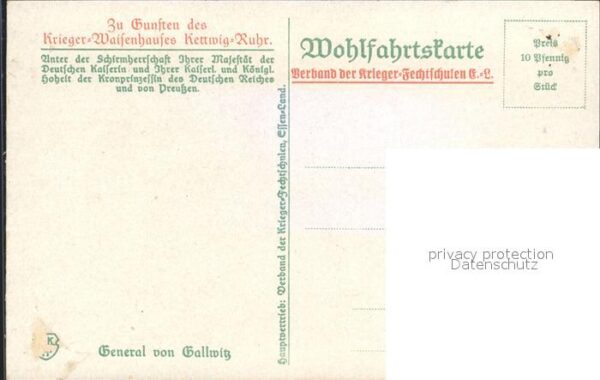 Militaria Generaele Stab Deutschland General von Gallwitz – Bild 2