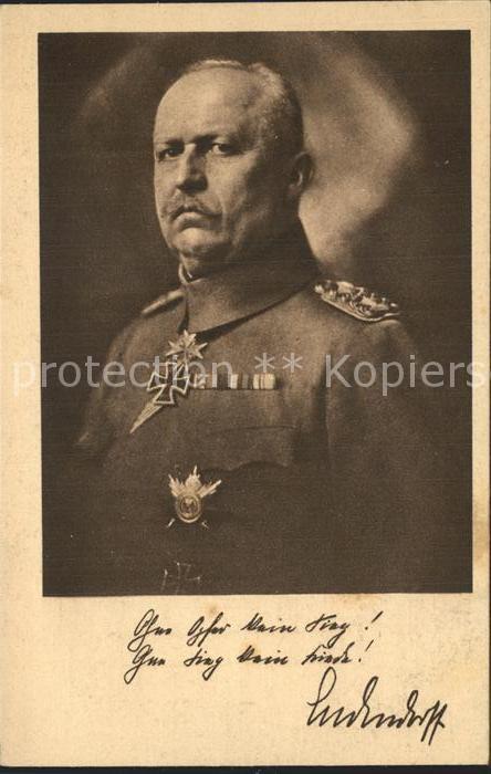 Militaria Generaele Stab Deutschland Ludendorff