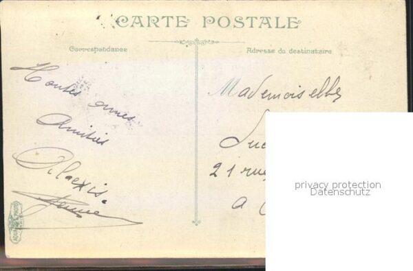 Frankreich WK1 artillerie attelage de la piece de 15 – Bild 2