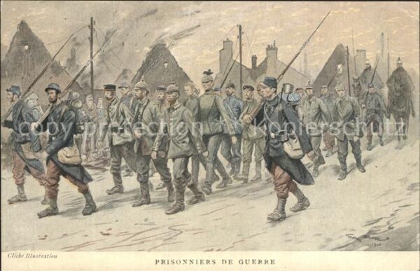 Militaria Kriegsgefangene prisonniers de guerre WK 1