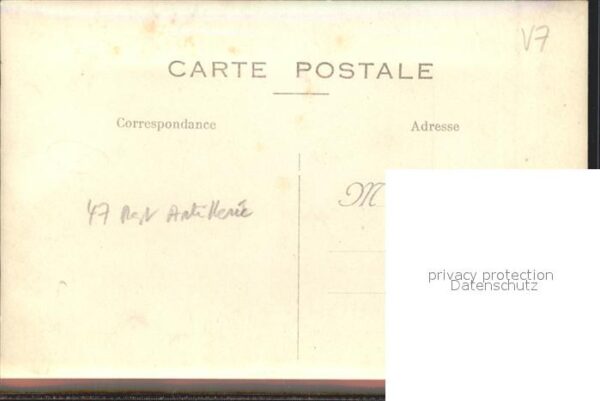 Frankreich WK1 artillerie regiment 47 gruppenfoto – Bild 2