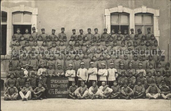 Frankreich WK1 2 escadron  regiment chasseurs a cheval 14 gruppenfoto