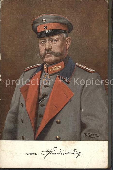 Militaria Generaele Stab Deutschland von hindenburg