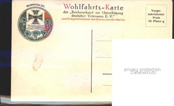 Militaria Generaele Stab Deutschland Generalfeldmarschall v. Hindenburg – Bild 2