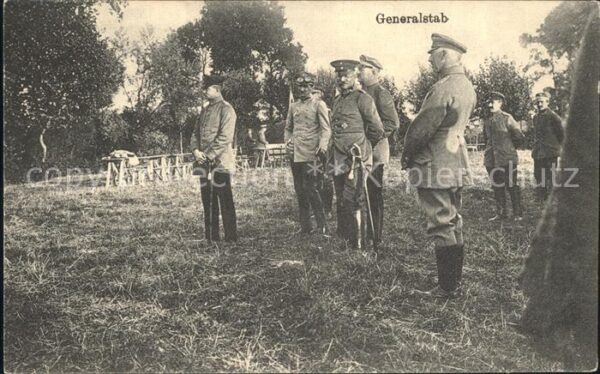 Militaria Generaele Stab Deutschland Generalstab WK 1