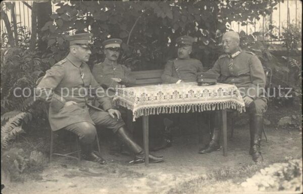 Militaria Generaele Stab Deutschland Offiziere und General WK 1 weltkrieg 1