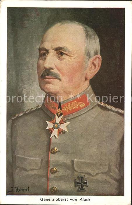 Militaria Generaele Stab Deutschland Generaloberst von Kluck Orden eisernes Kreu
