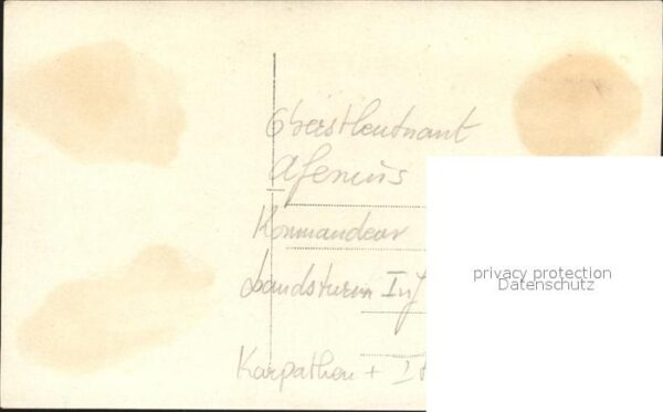 Militaria Generaele Stab Deutschland Landsturm Infanterie Regiment 35  Oberstleu – Bild 2