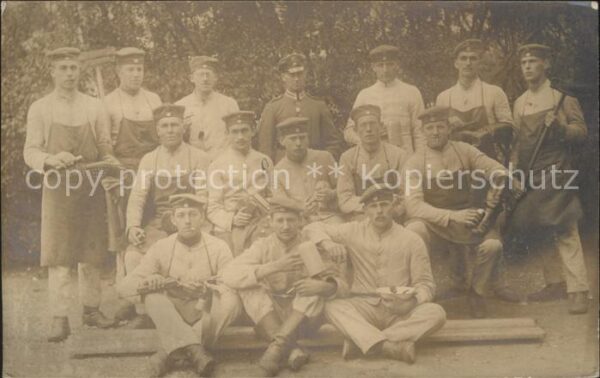 Muenchen Weltkrieg 1 WK 1 gruppenfoto soldatenleben