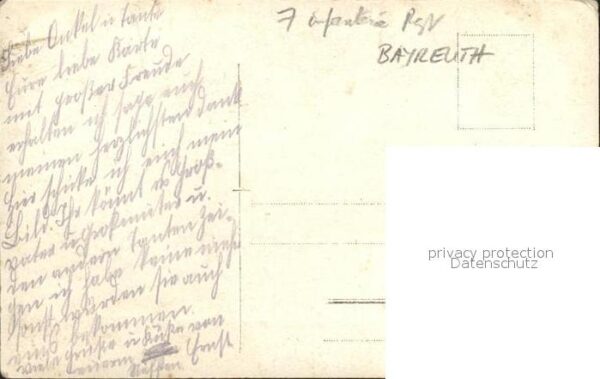 Bayreuth Infanterie Regiment 7 Portrait Weltkrieg 1 – Bild 2