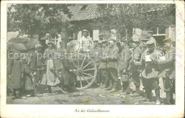 Militaria Feldkueche Field Kitchen Cuisne Mobile Cucina da Campo Weltkrieg 1 an