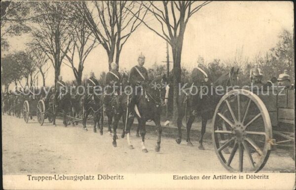 Doeberitz Truppenuebungsplatz Artillerie