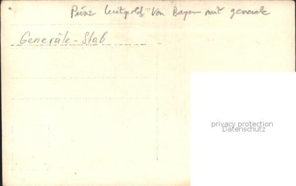 Militaria Generaele Stab Deutschland Prinz Luitpold von Bayern  WK 1 – Bild 2