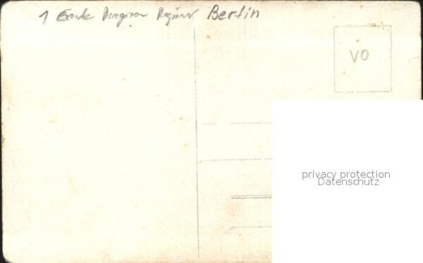 Berlin Garde Dragoner WK 1 – Bild 2