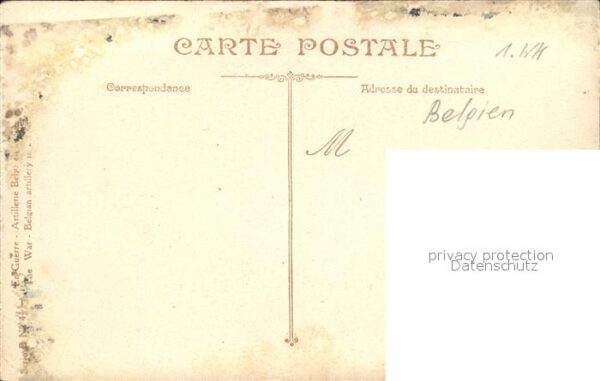 Militaria Belgien Belgien Artillerie – Bild 2