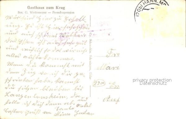 Lippoldshausen Panorama Dorfstr Gastwirtschaft Weitemeyer Kriegerdenkmal – Bild 2