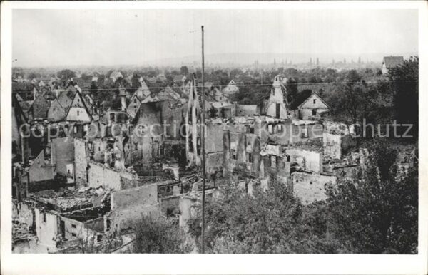 Haltingen Zerstoerte Stadt