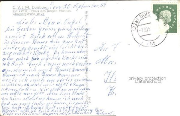 Duisburg Ruhr CVJM Haus des jungen Mannes – Bild 2