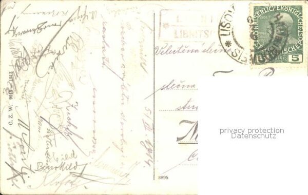 Libnic und Budejovice Lazne Bad und Restaurationsgebaeude Myslivna Forsthaus – Bild 2
