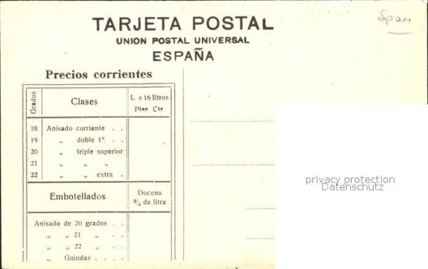 Valencia Valenciana Plaza de la Reina Hijo de Visiedo Anisados de Vino – Bild 2