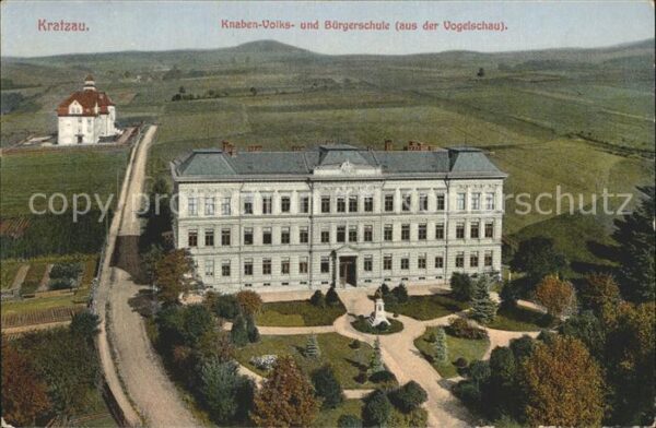 Kratzau Tschechien Knaben Volks und Buergerschule