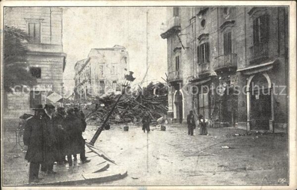 Messina nach dem Erdbeben