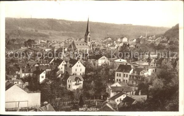 Bad Koesen Stadtblick Kirche