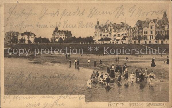 Bremen Osterdeich Strandleben